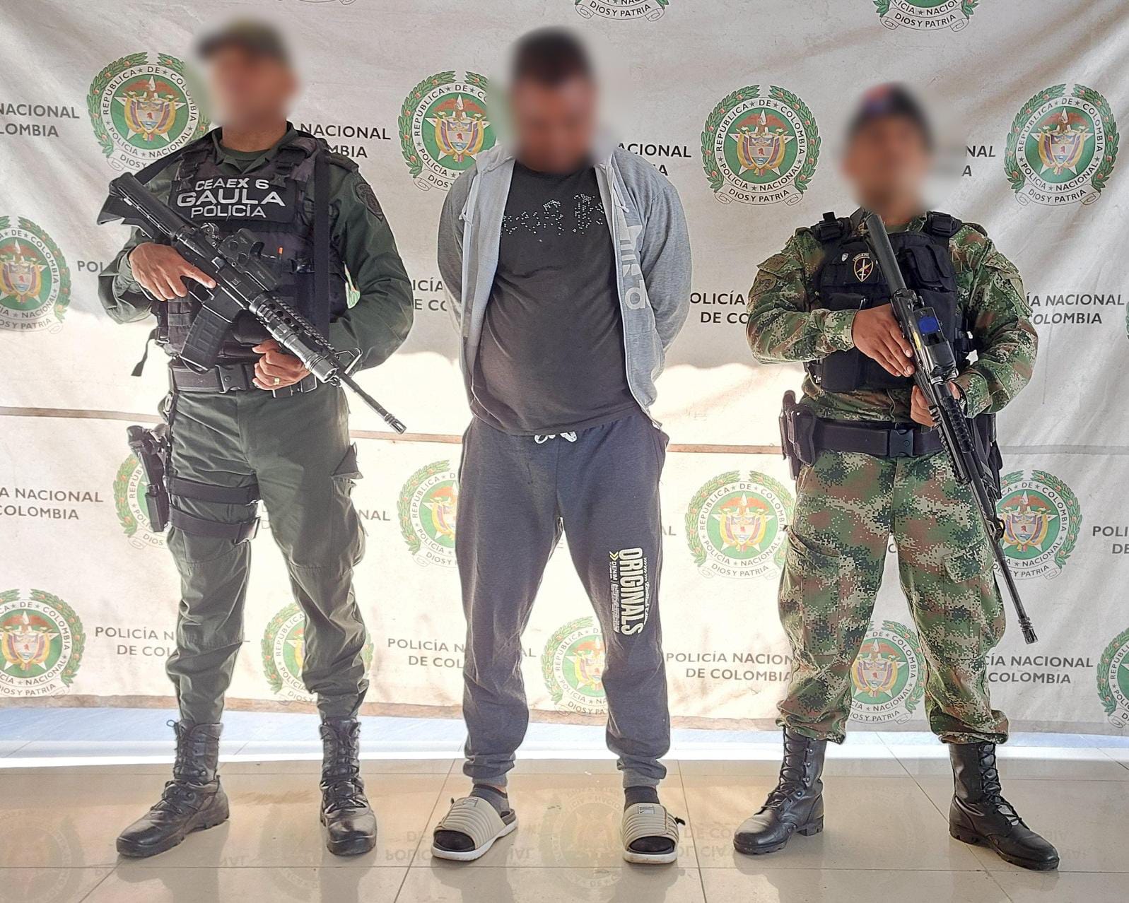 Capturan a presunto extorsionista del Clan del Golfo en Córdoba. Foto: Policía Nacional.