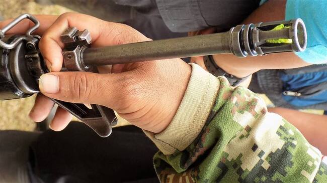 Algunos menores reclutados no han sido reportados a las autoridades por temor a represalias. Crédito: Colprensa.