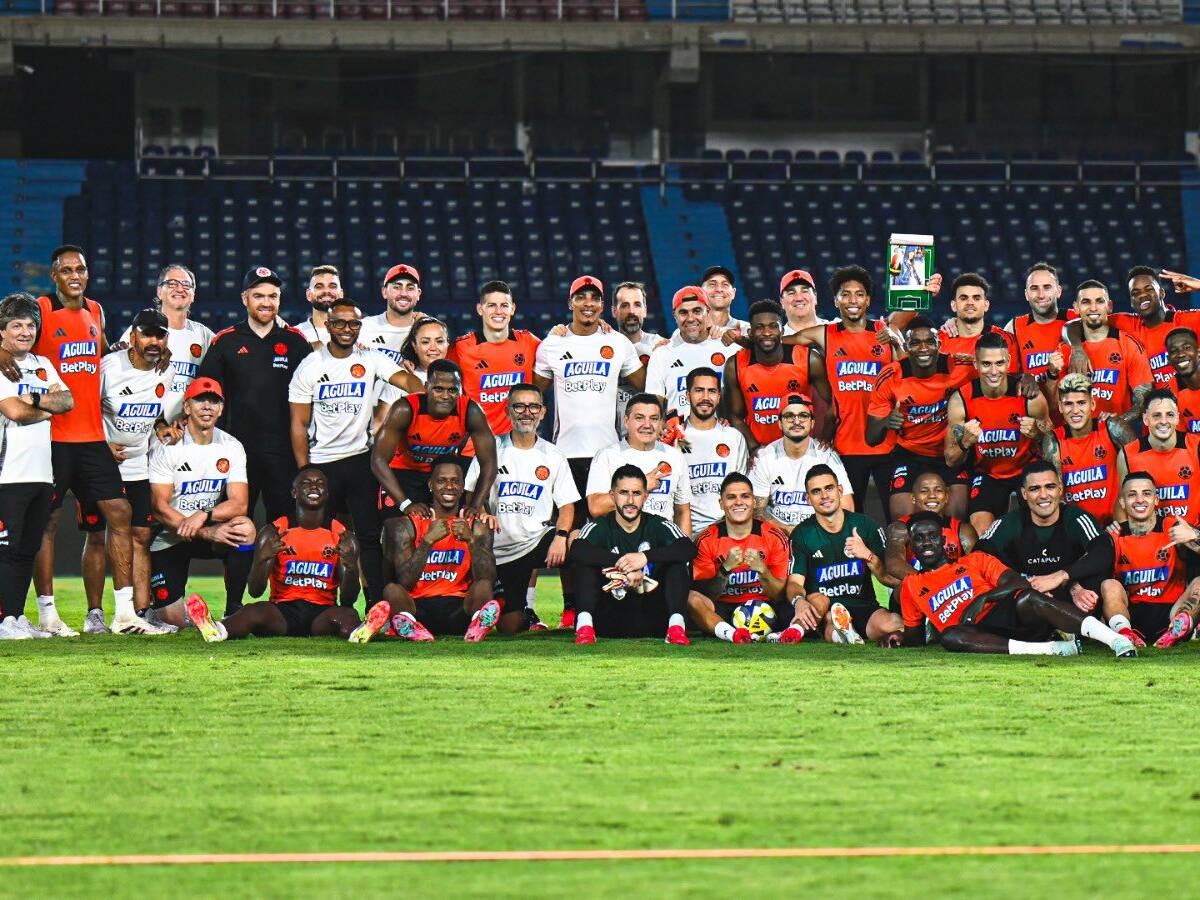 Lista la titular de la Selección Colombia para partido de Eliminatorias contra Paraguay