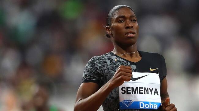 Semenya extendió cuatro años de dominio que están bajo amenaza por las nuevas reglas de la IAAF que rigen los niveles de testosterona en las atletas.. Foto: Getty Images