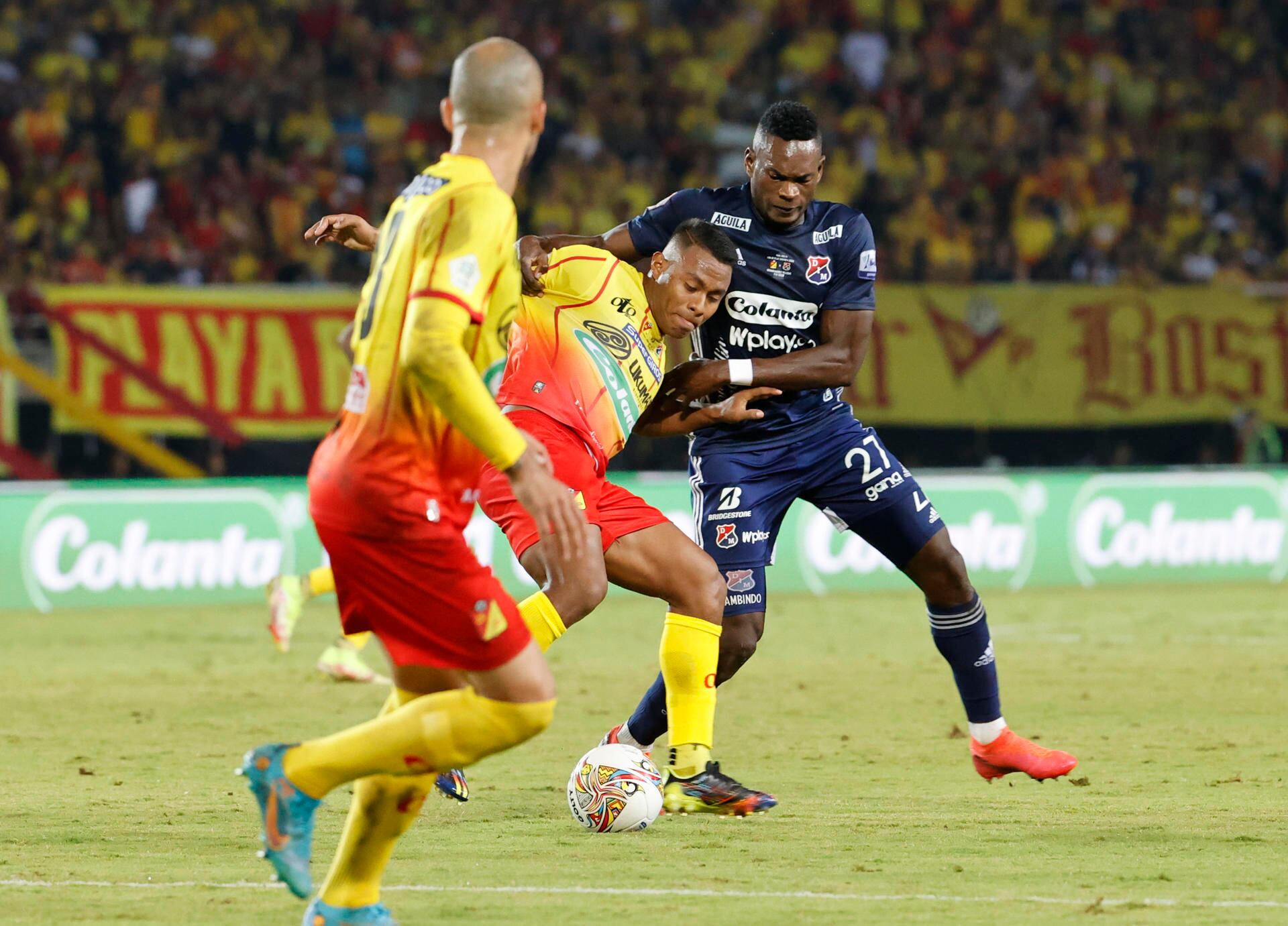 Deportivo Pereira vs. Independiente Medellín. Foto: EFE/ Mauricio Dueñas Castañeda
