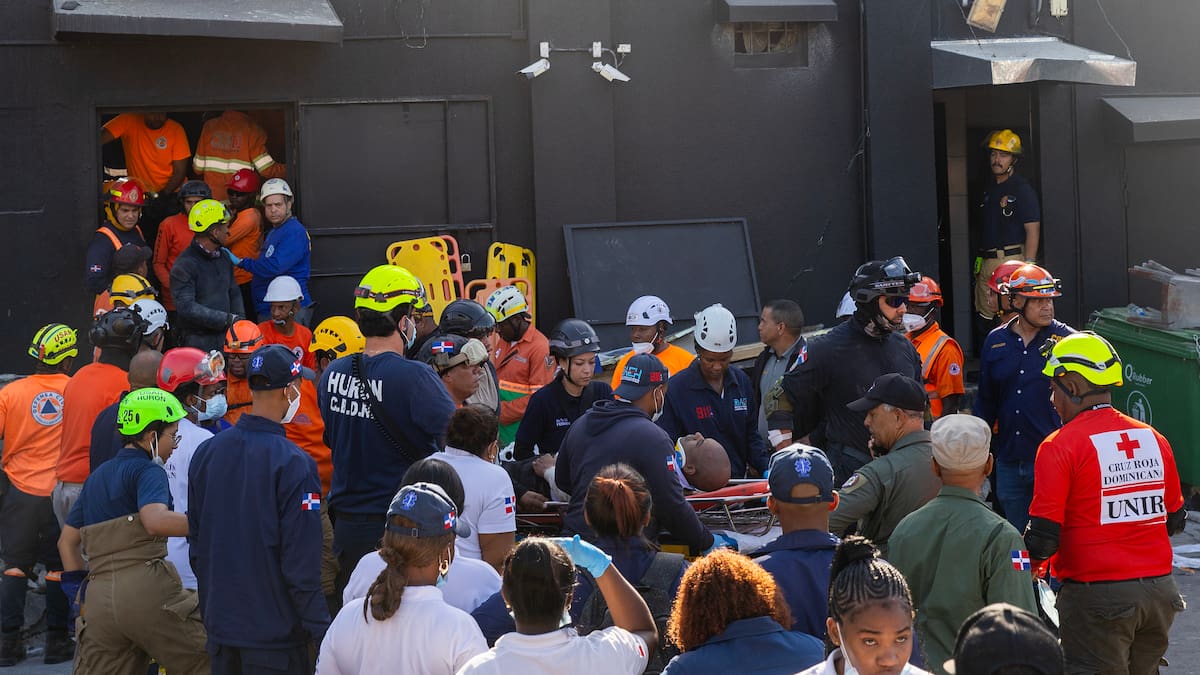 Subió a 27 la cifra de muertos tras colapso de discoteca en República Dominicana