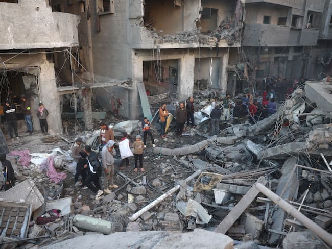 Ataque en Gaza. I Foto: EYAD BABA/AFP via Getty Images.