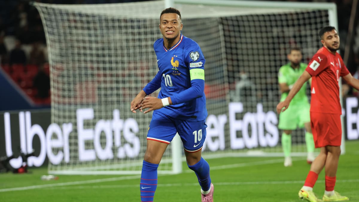 Francia ganó 3-0 a Azerbaiyán en las Eliminatorias al Mundial 2026: Mbappé hizo gol