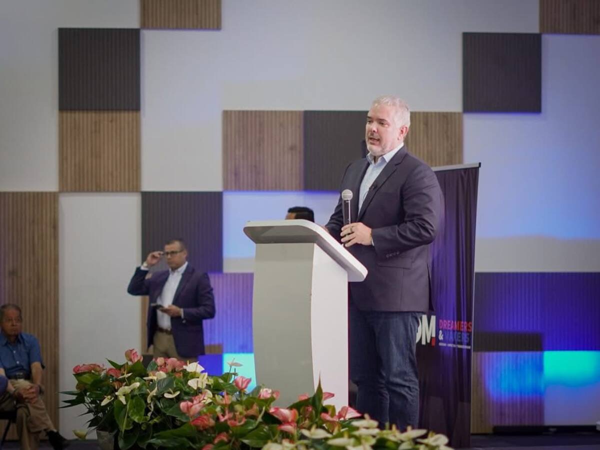 Desde Pereira, Iván Duque expresó que la consulta popular es una trampa del presidente Petro