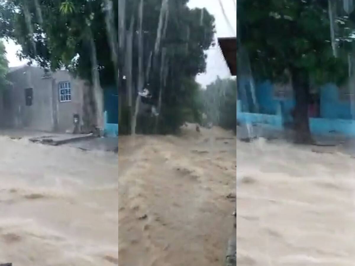Arroyo inundó casas y sede de Tribunal en Barranquilla