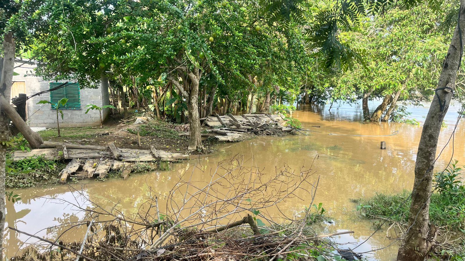 Defensoría advierte sobre 2.000 familias afectadas por desbordamientos del río Sinú en Córdoba. Foto: Defensoría del Pueblo.