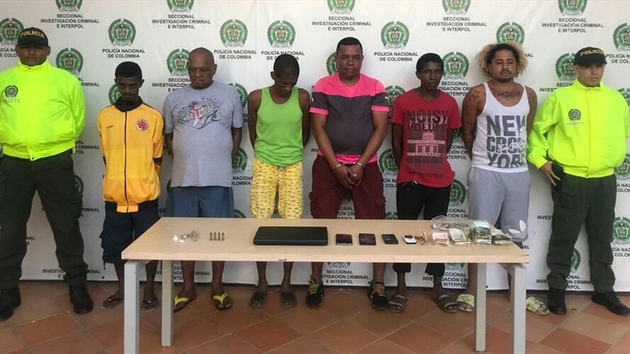 ue desarticulada una banda delincuencial identificada por las autoridades como ‘Los Compas’. Foto: Policía Nacional