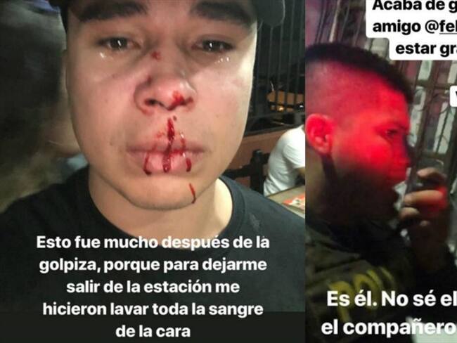 Denuncian supuesta extralimitación de la Policía en Buga. Foto: Captura de pantalla