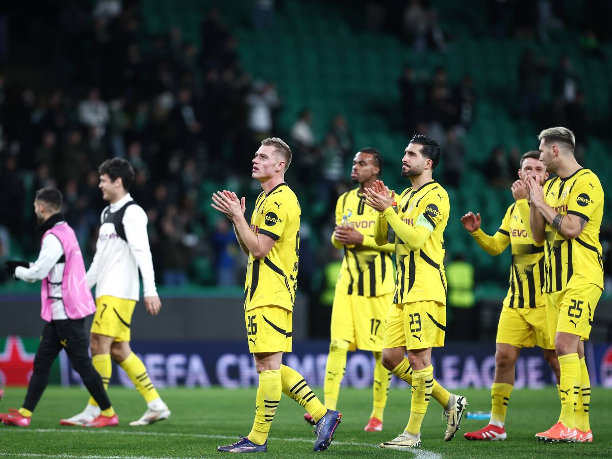 Borussia Dortmund goleó 3-0 al Sporting Lisboa en la ida de play offs de Champions