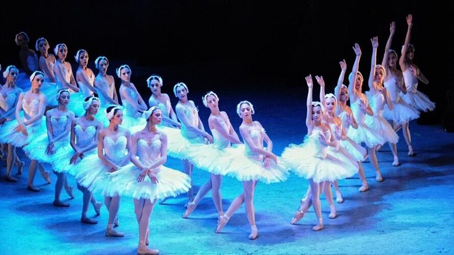 El espectáculo  será representado por 30 bailarines en escena del Ballet Nacional de Rusia.. Foto: Teatro Cafam