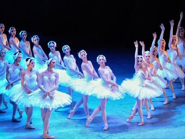 El espectáculo  será representado por 30 bailarines en escena del Ballet Nacional de Rusia.. Foto: Teatro Cafam