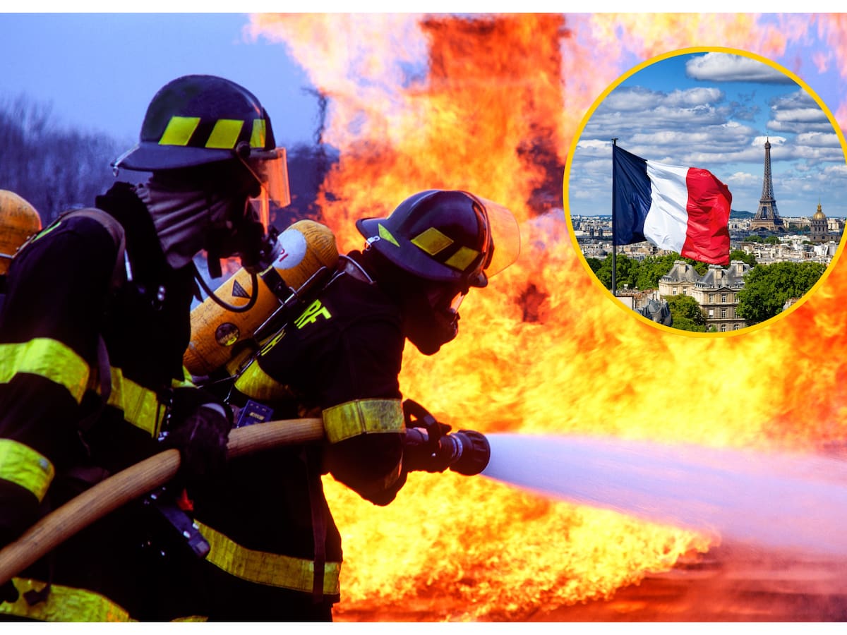 Cientos de bomberos se movilizan para controlar un incendio en el norte de París