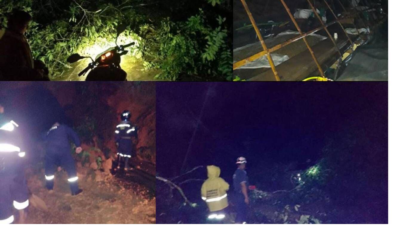 Afectaciones por lluvias en Caldas. Crédito: Secretaría de Medio Ambiente de Caldas.