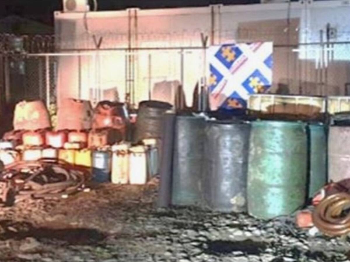 Desmantelados centros de almacenamiento y venta de hidrocarburo hurtado