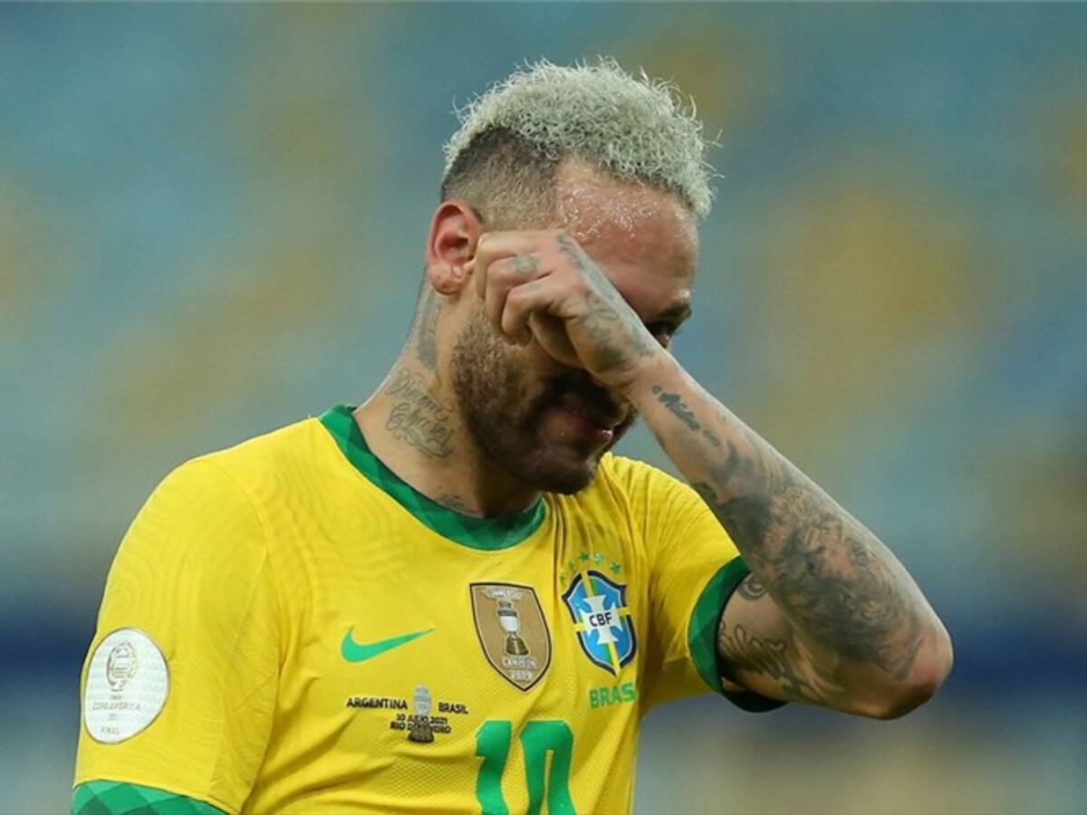“Odio perder”: Neymar mostró su frustración por perder la final de la Copa América