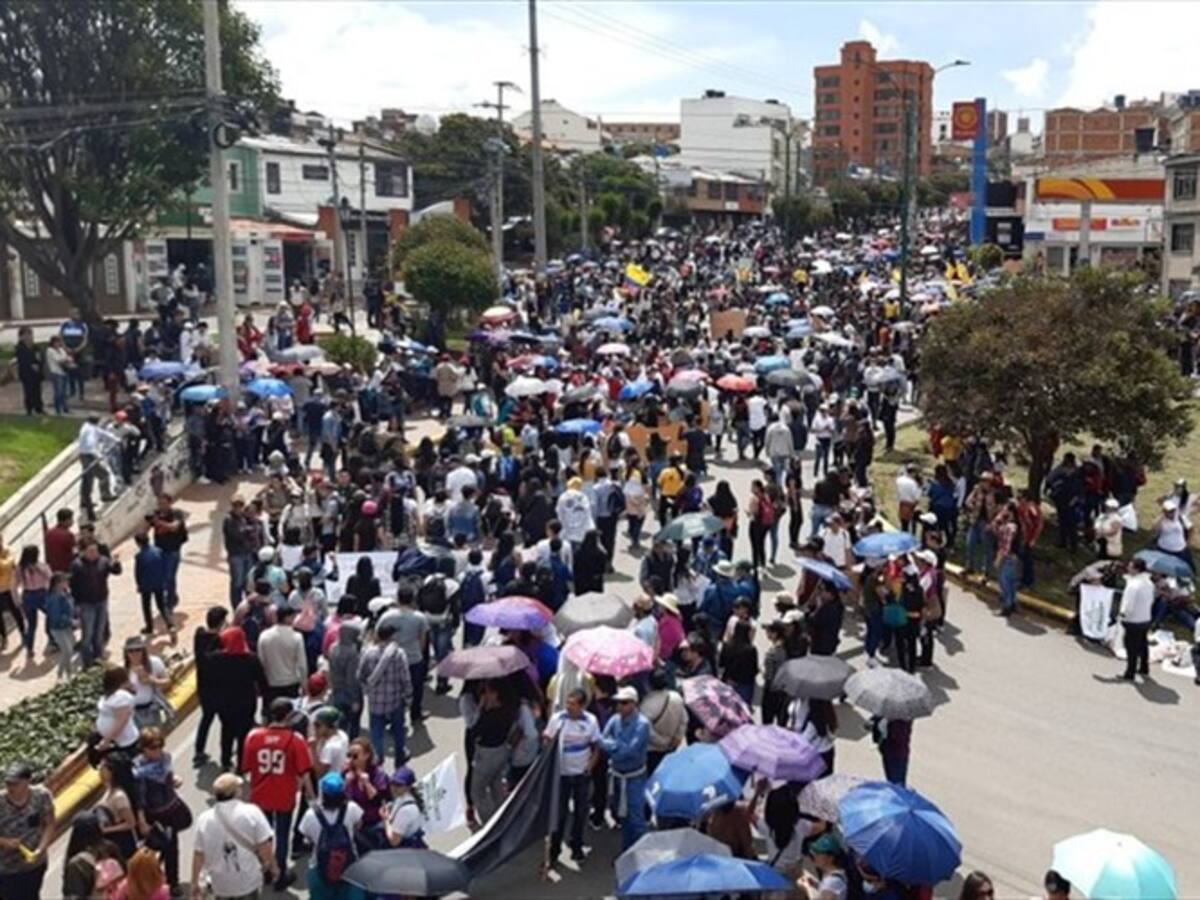 Tres movilizaciones en Tunja este 27 de noviembre
