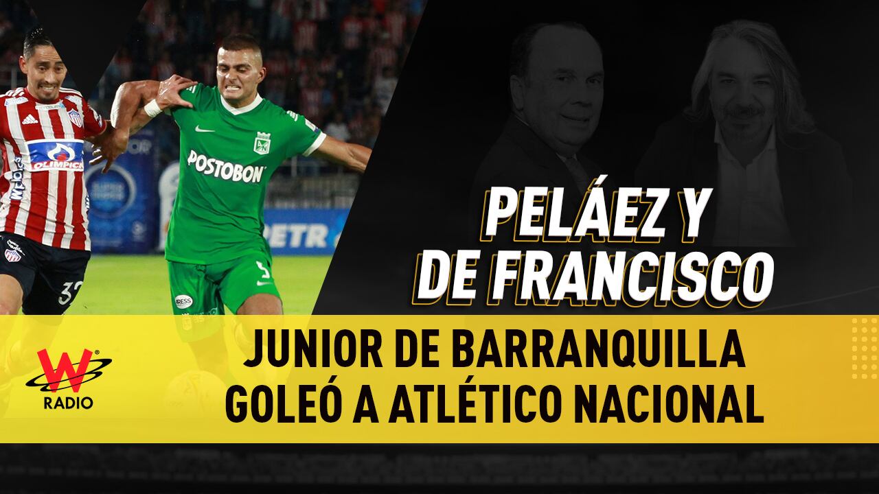 Junior de Barranquilla vs. Atlético Nacional. Foto: Dimayor