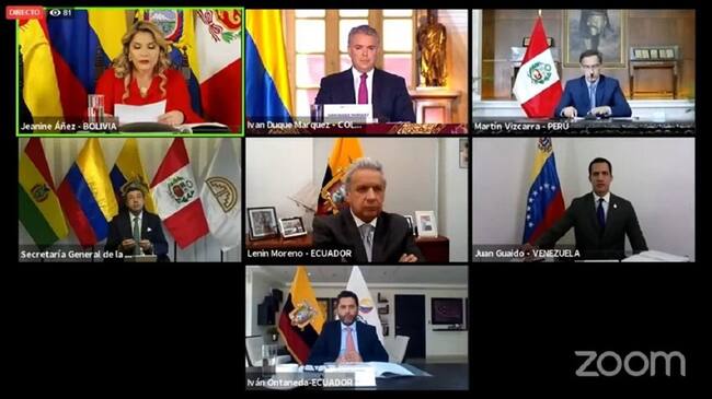 Duque tilda de “demagogos” a quienes creen que la salud y la economía son incompatibles . Foto: Cortesía Presidencia