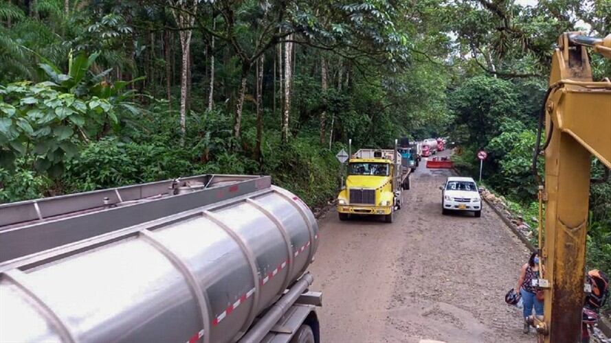 Vía Villagarzón – Mocoa. Foto: Cortesía ANI