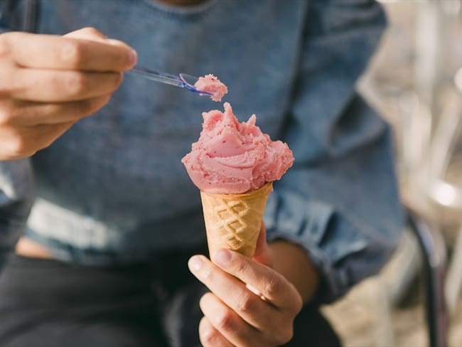 Con base en un método japonés, estudiantes de la Universidad Nacional de desarrollaron Glacial, un tipo de helado que no se derrite por lo menos durante cuatro horas.. Foto: Getty Images