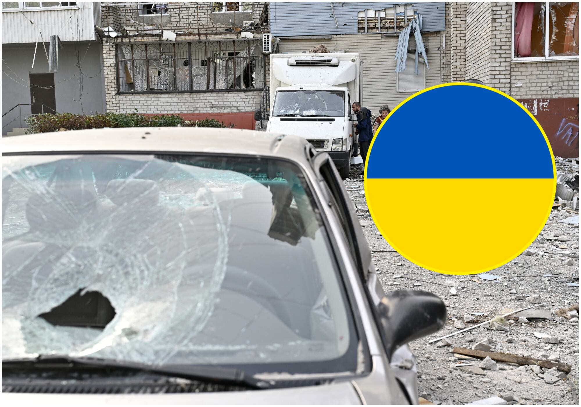 Tres personas muertas dejó un ataque de Rusia contra Zaporiyia, en el este de Ucrania. Foto: Getty Images.