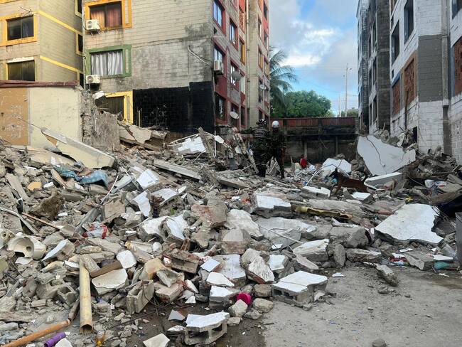 Colapso en edificio de Barranquilla