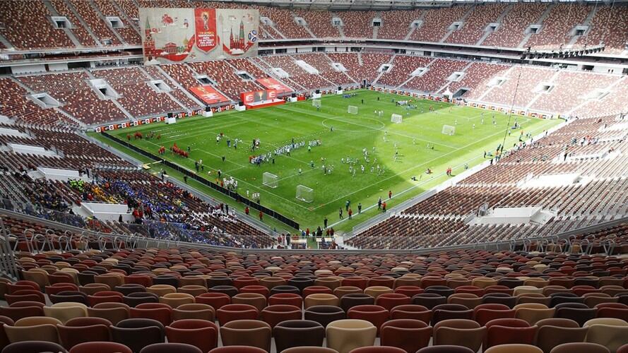 Estadio Luzhnikí. Foto: Agencia Anadolu