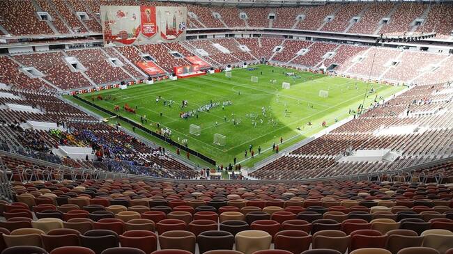Estadio Luzhnikí. Foto: Agencia Anadolu