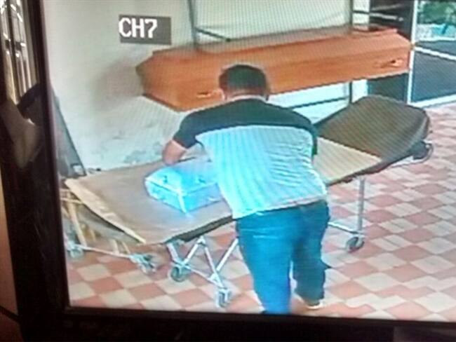 Videos suministrados por la Clínica de la Costa y la funeraria muestran que la menor estuvo dentro de cofre fúnebre según la norma. Foto: Coordinación Calidad Clínica del Caribe