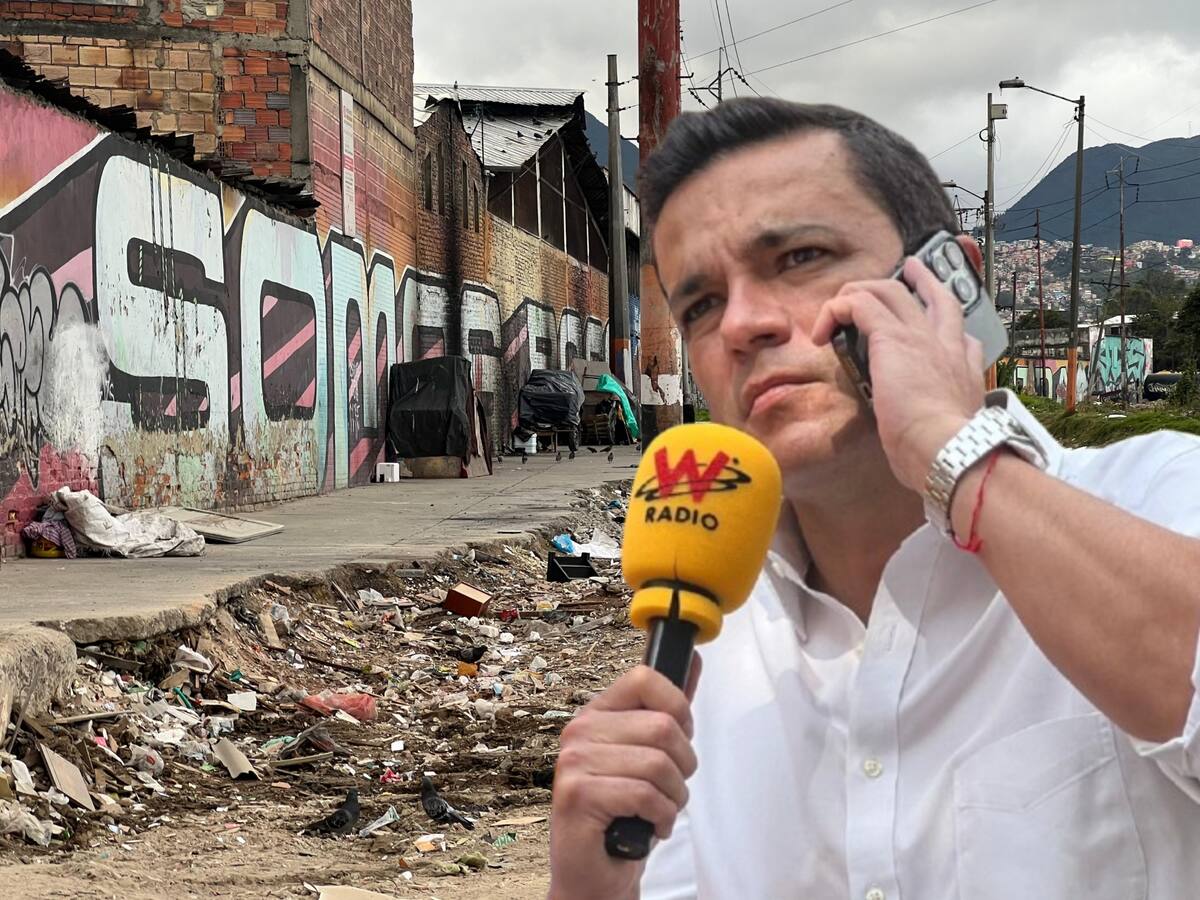 Crisis de basuras en Bogotá: Juan Diego Alvira recorre las calles de la ciudad