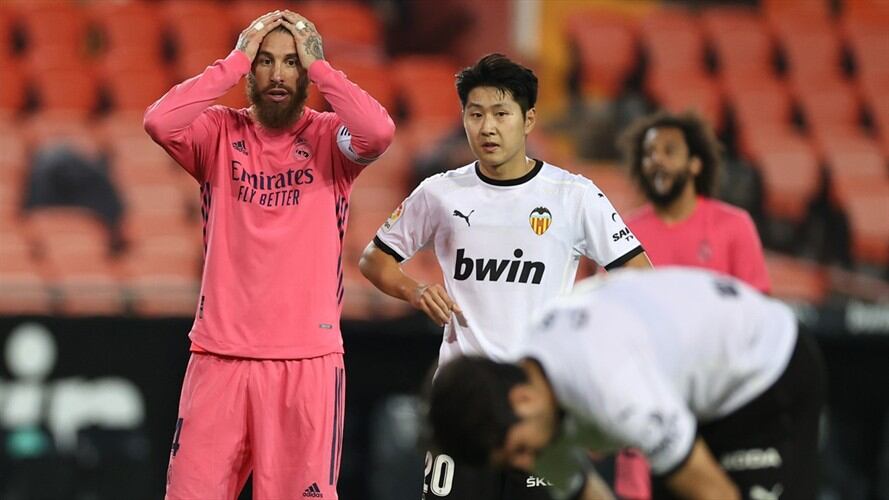 El Valencia goleó 4-1 al Real Madrid . Foto: Getty