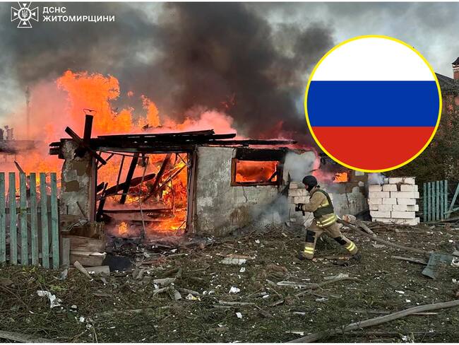 A 25 subió el número de muertos en el ataque ruso a un pueblo de Donetsk en Ucrania. Foto: EFE.