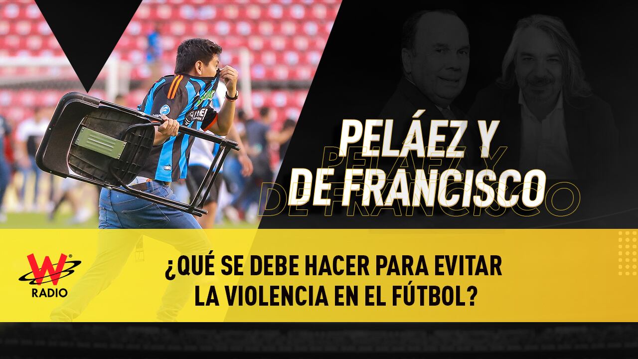 Aficionado del Querétaro que invadió el campo en el partido ante Atlas en la liga mexicana