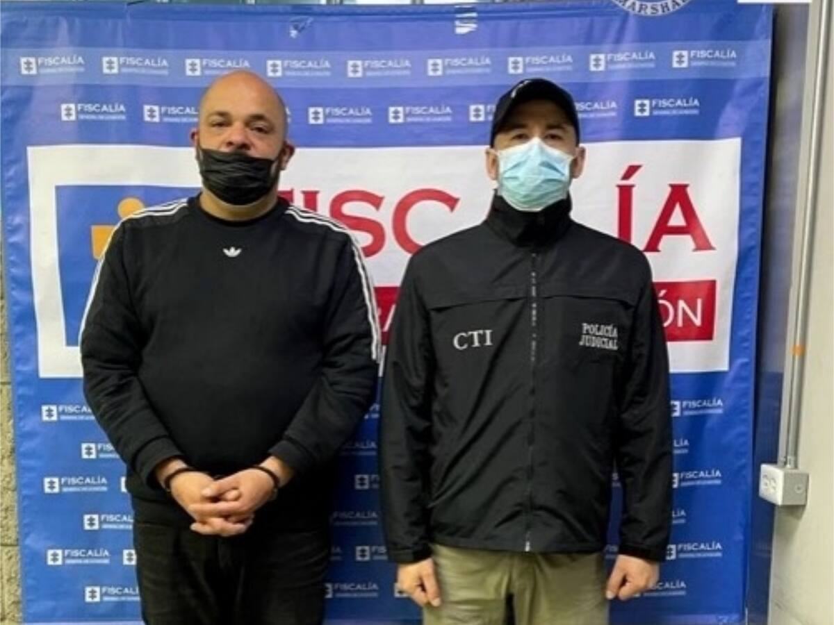 Capturado ciudadano colombiano condenado en Estados Unidos por tráfico de estupefacientes