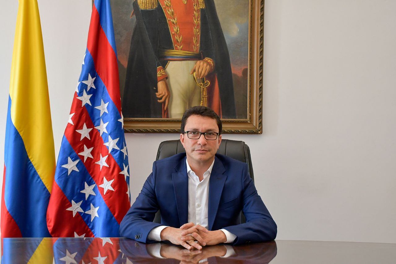 Carlos Caicedo, gobernador del Magdalena. Foto: Gobernación
