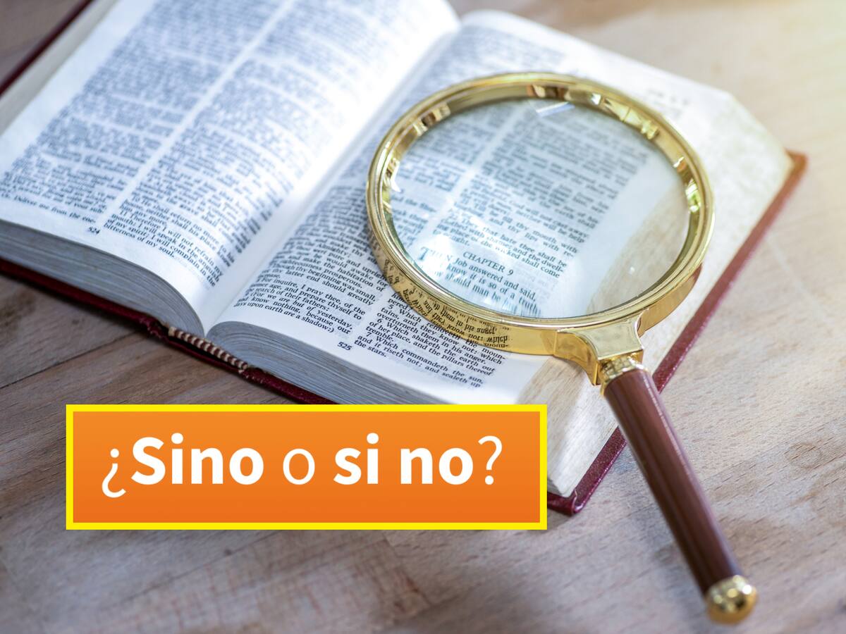 ¿Cuándo se usa «sino» y «si no»? Regla y escritura correcta de la Real Academia Española