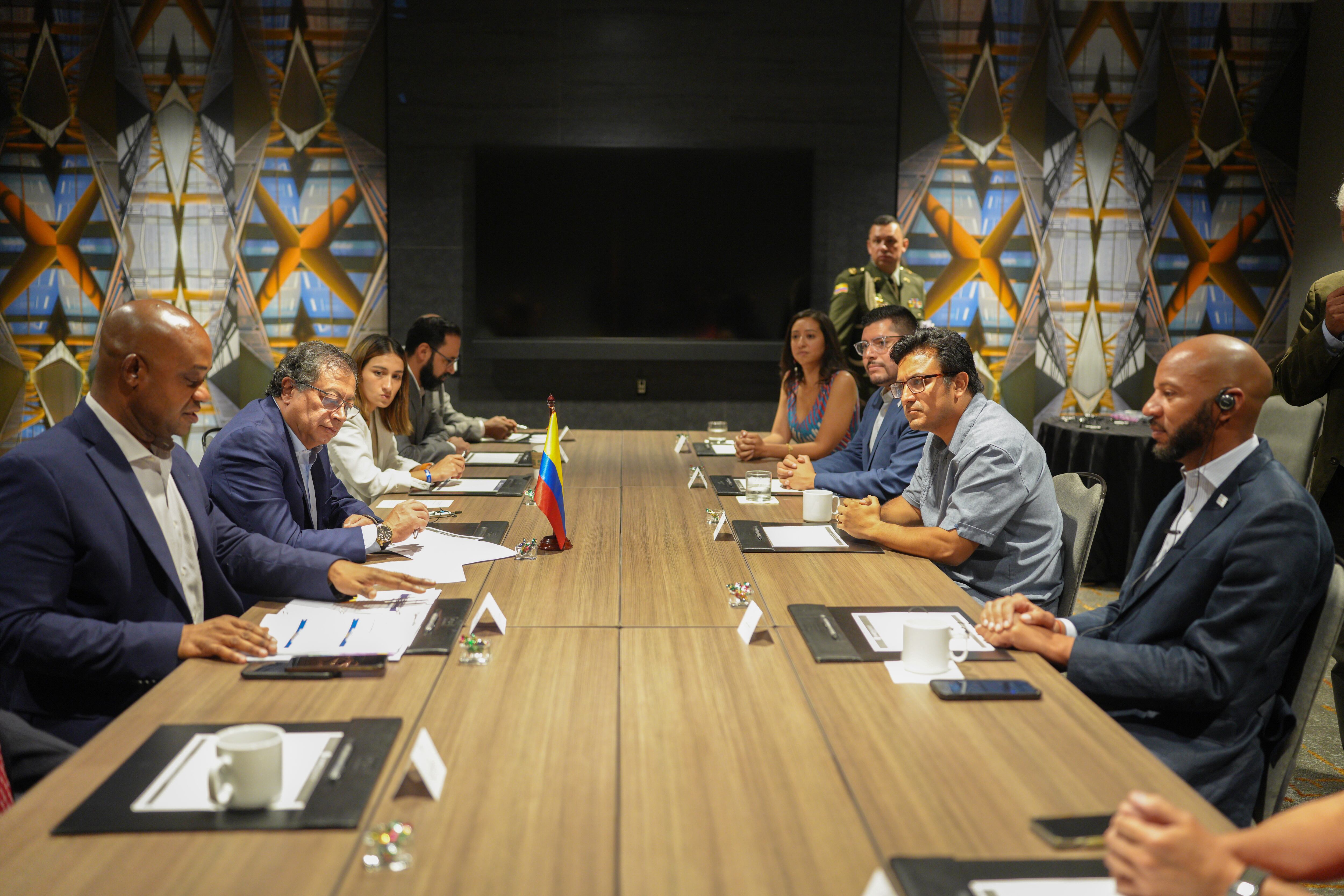Gustavo Petro se reunió en Chicago con concejales de la ciudad: estos fueron los temas. Foto: Suministrada.