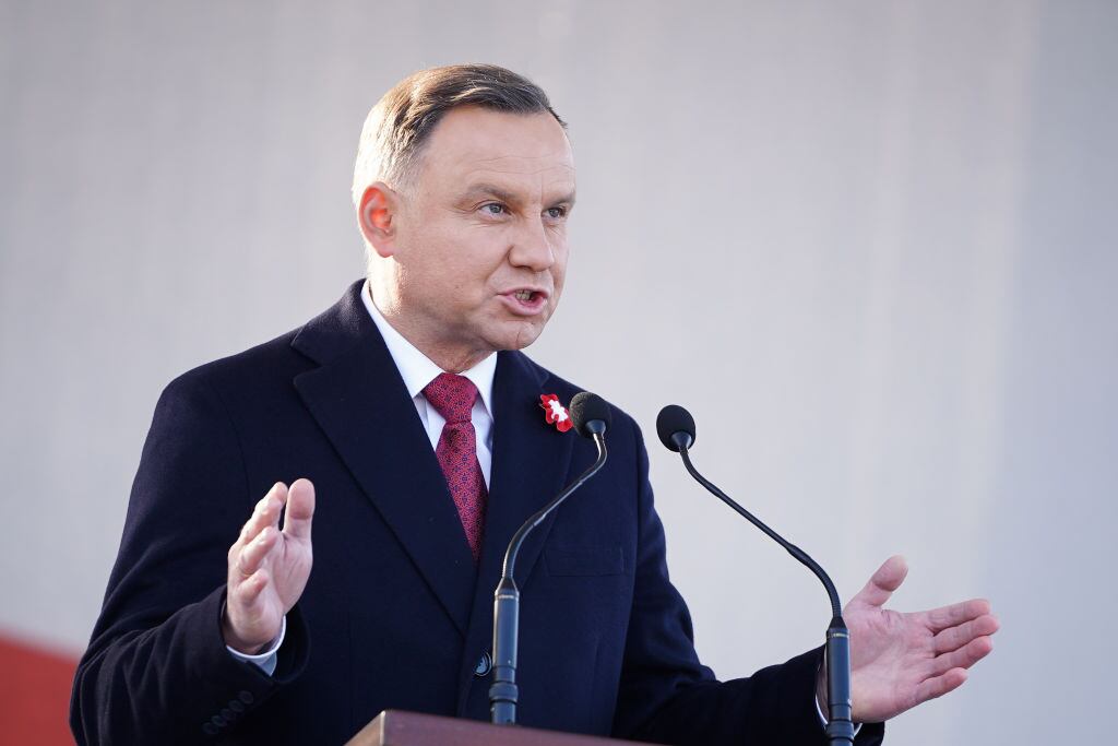 Presidente de Polonia, Andrzej Duda  (Photo by Mateusz Wlodarczyk/NurPhoto via Getty Images)
