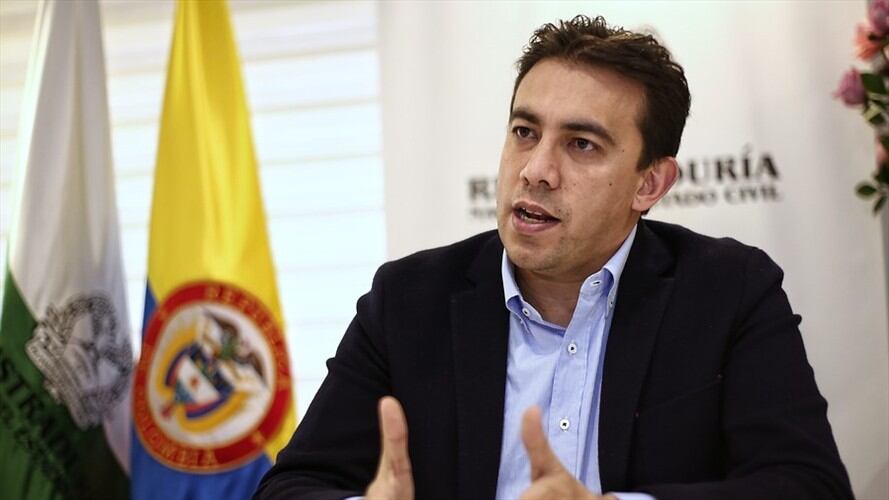 Registrador Nacional Alexander Vega. Foto: Colprensa - Álvaro Tavera