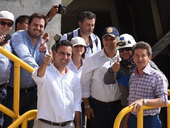 El presidente electo Iván Duque visitó las obras de HidroItuango. Foto: