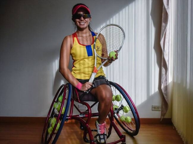 María Angélica Bernal, tenista paralímpica colombiana dice presente en el Open Australia