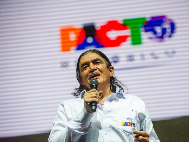 Gustavo Bolívar, candidato a la Alcaldía de Bogotá. Fotyo: Getty Images.