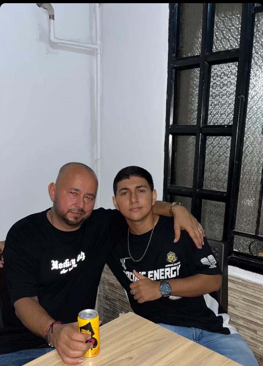 Padre e hijo secuestros en la vía Cúcuta-Tibú. / Foto: Cortesía.