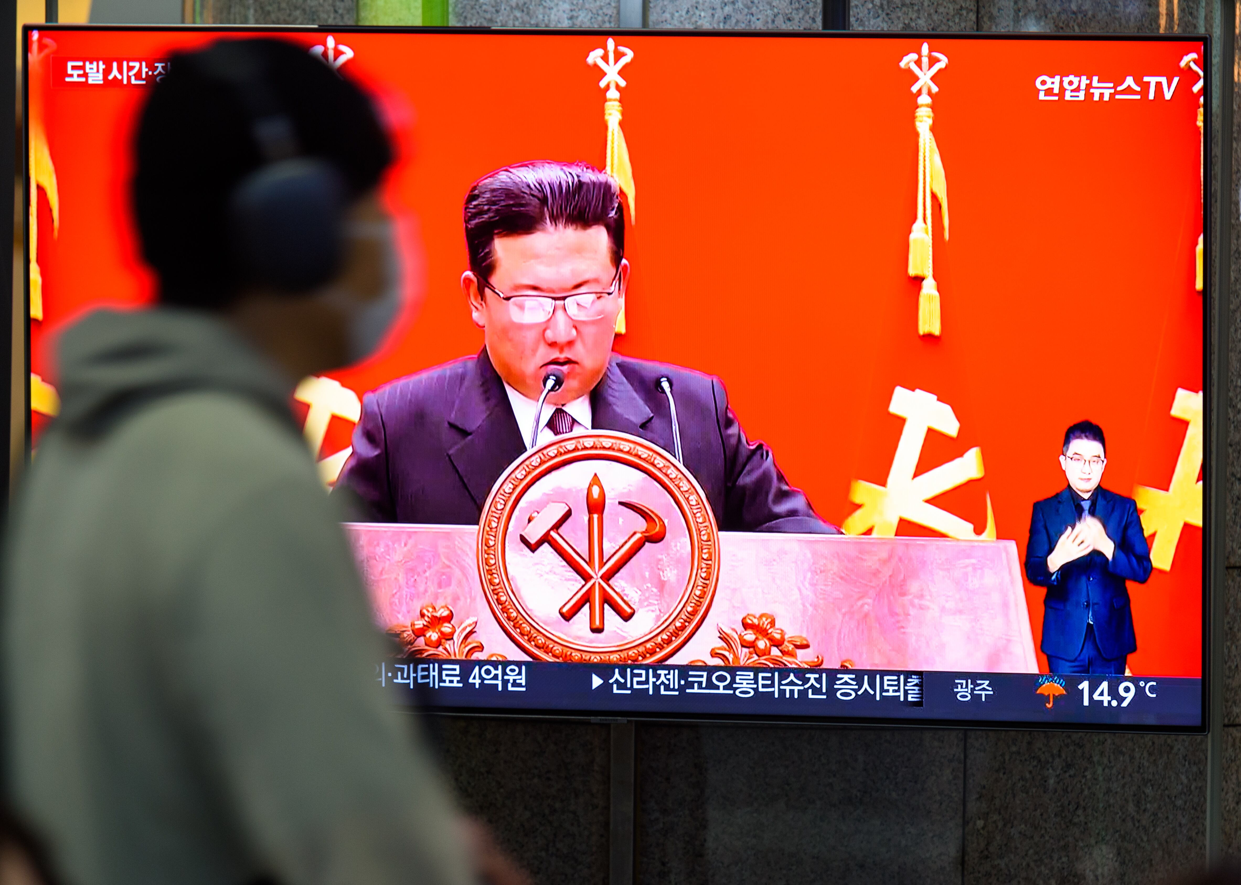 Kim Jong-Un. (Photo by Kim Jae-Hwan/SOPA Images/LightRocket via Getty Images)
