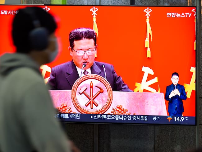 Kim Jong-Un. (Photo by Kim Jae-Hwan/SOPA Images/LightRocket via Getty Images)