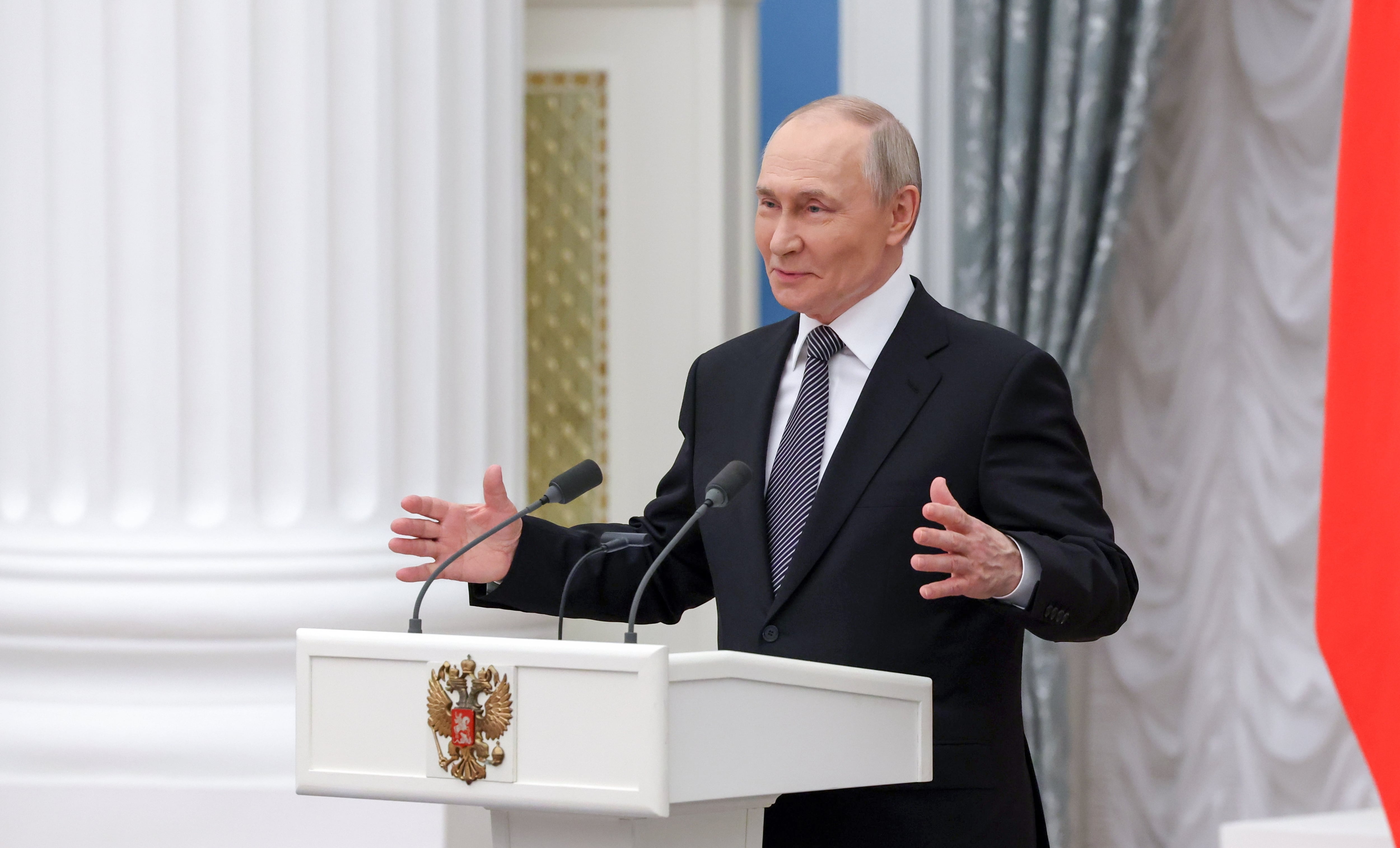 Vladimir Putin. FOTO: EFE/EPA/VYACHESLAV PROKOFYEV/SPUTNIK/KREMLIN POOL