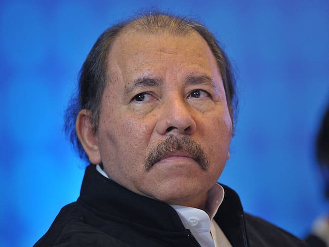 Daniel Ortega. (Photo credit should read MANDEL NGAN/AFP via Getty Images)