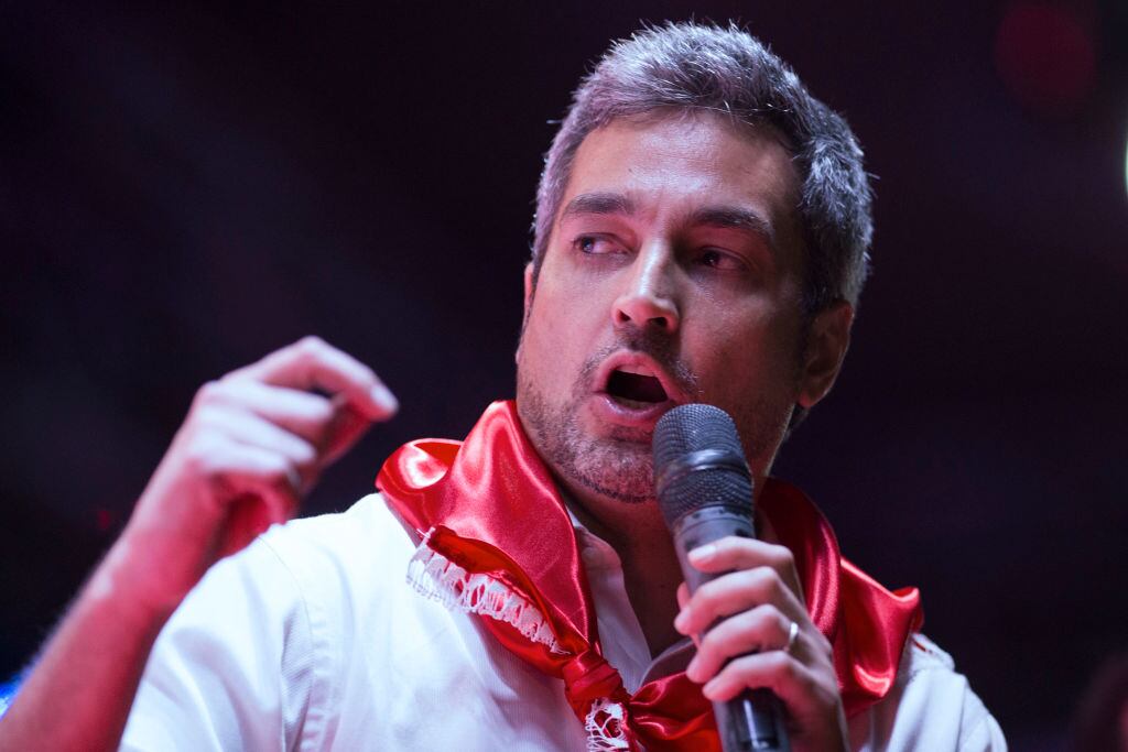 Mario Abdo Benítez, presidente de Paraguay. (Photo credit should read EITAN ABRAMOVICH/AFP via Getty Images)