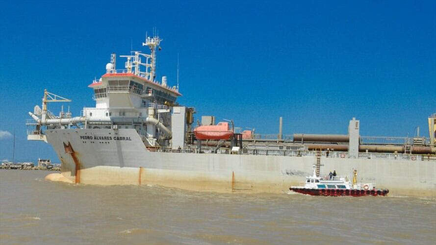 La Dirección General Marítima (Dimar), a través de su Capitanía de Puerto, determinó que las condiciones continúan cambiantes en el canadl de acceso al Puerto de Barranquilla. Foto: Colprensa